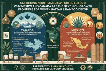 Unlocking The Green Luxury of North America: Why Mexico and Canada are the Next High-Growth Frontiers for Woven Rattan & Bamboo Decor